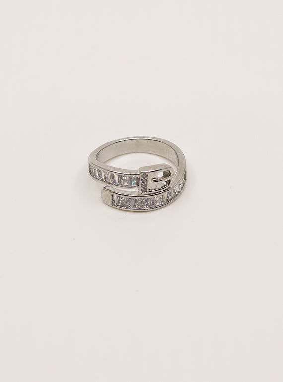 Sterling Silver Belt Ring
