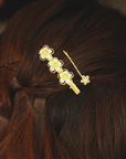 Luminous White Flower Hair Pin Set